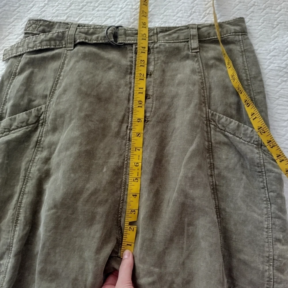 Free People Desert Daze Harem Pants Matcha Sz 4 - Picture 12 of 13